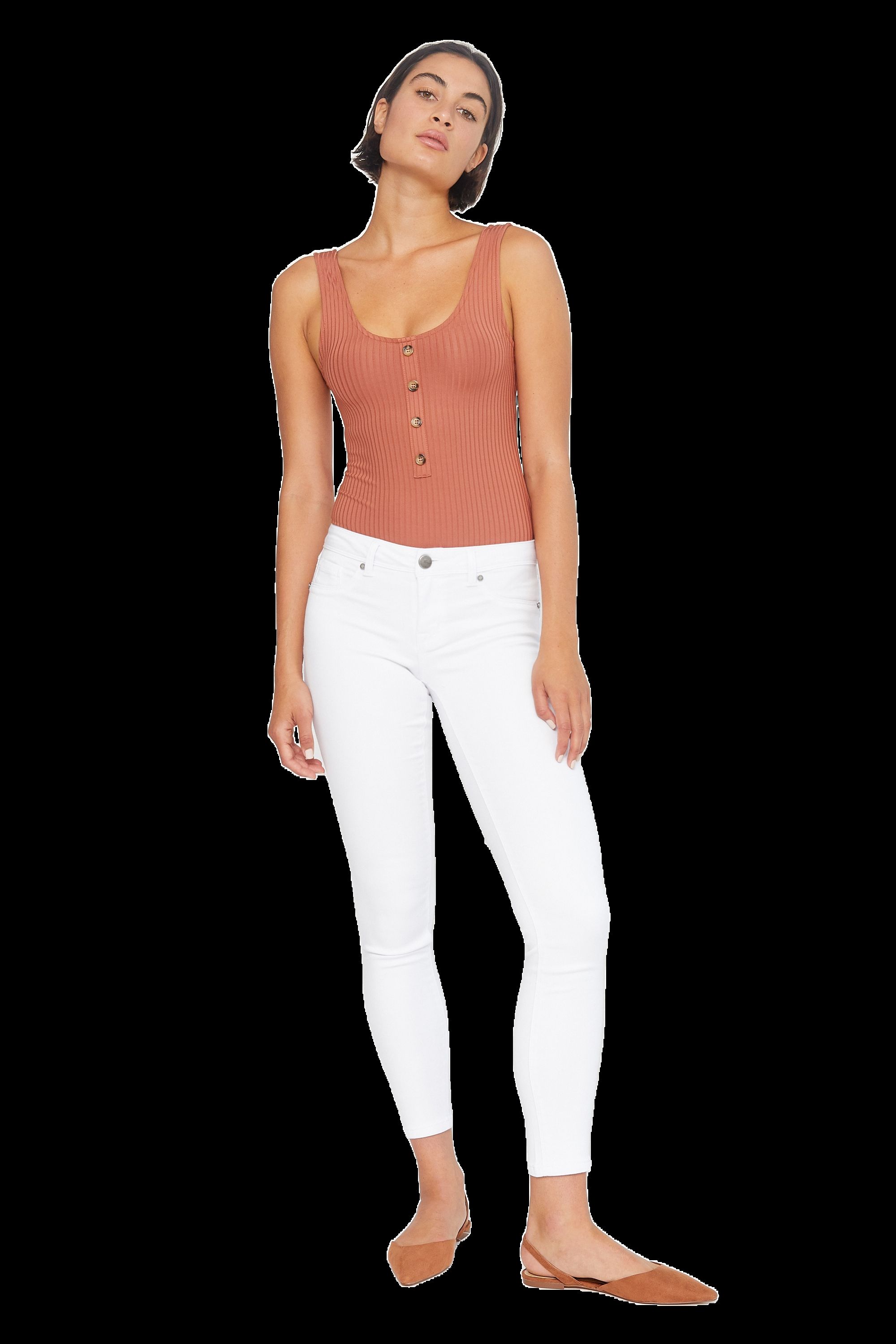 Classic 30" Mid-Rise Butter Skinny In Wynter White sold by 1822 Denim