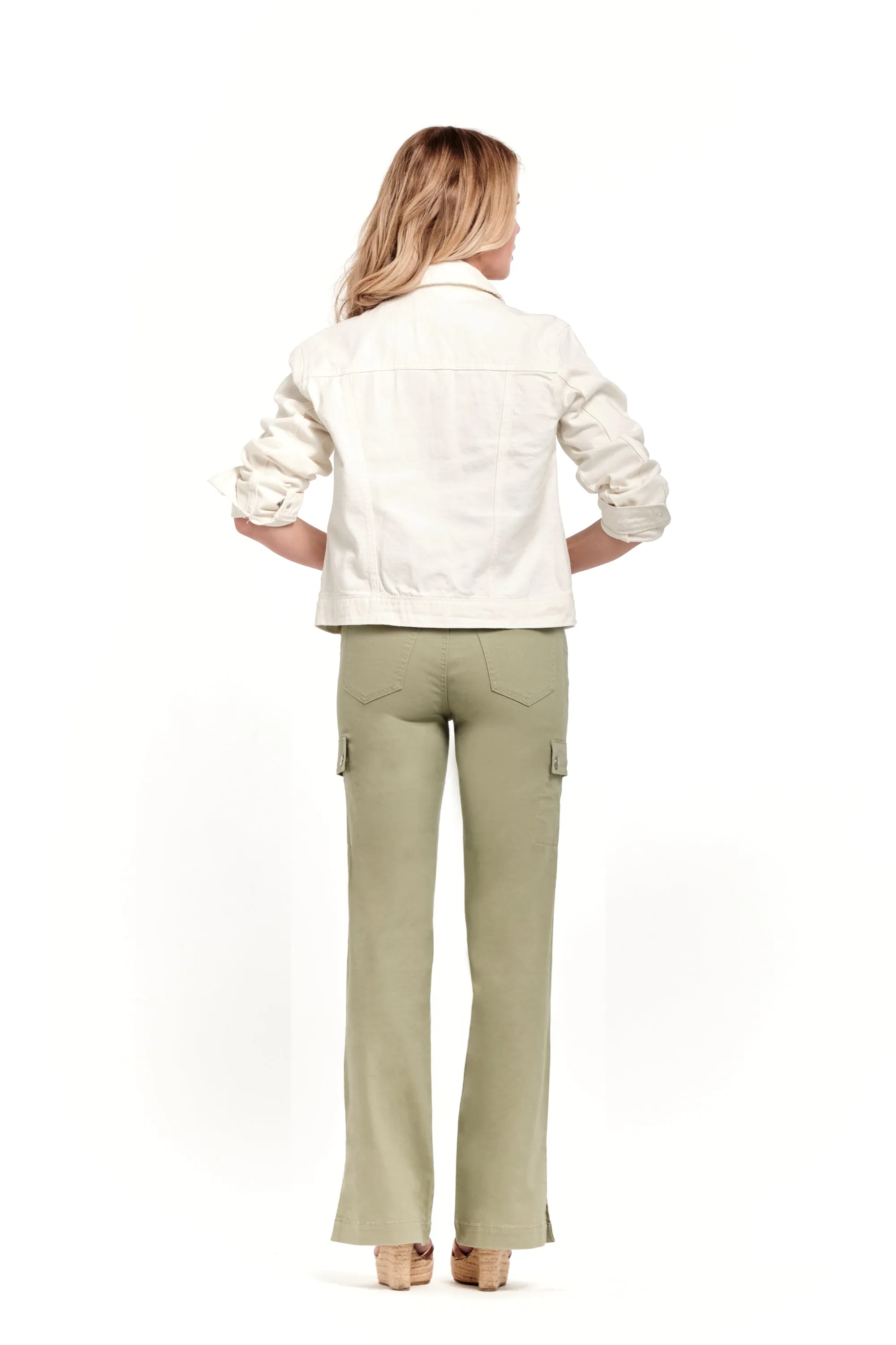 Trucker Denim Jacket In White sold by 1822 Denim product image thumbnail 3