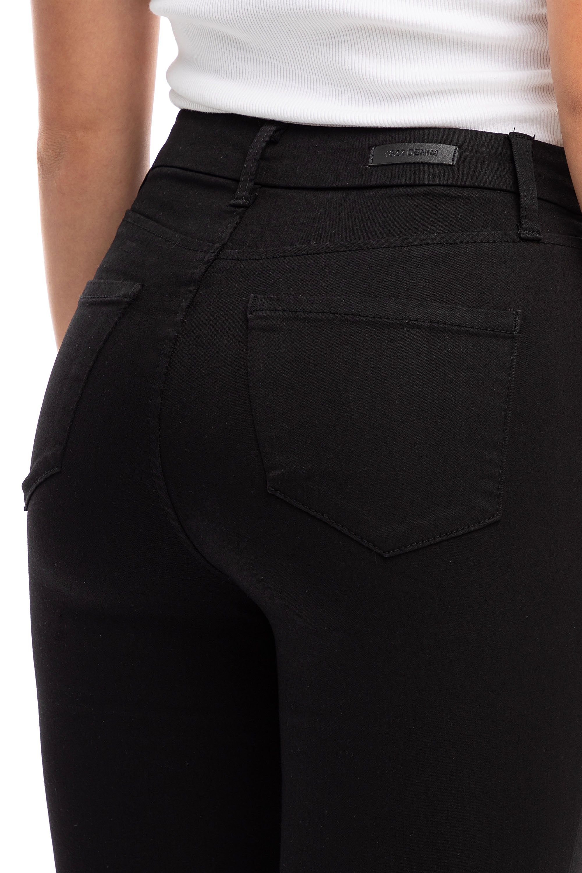 Better Butter High-Rise Skinny in Black sold by 1822 Denim product image thumbnail 5