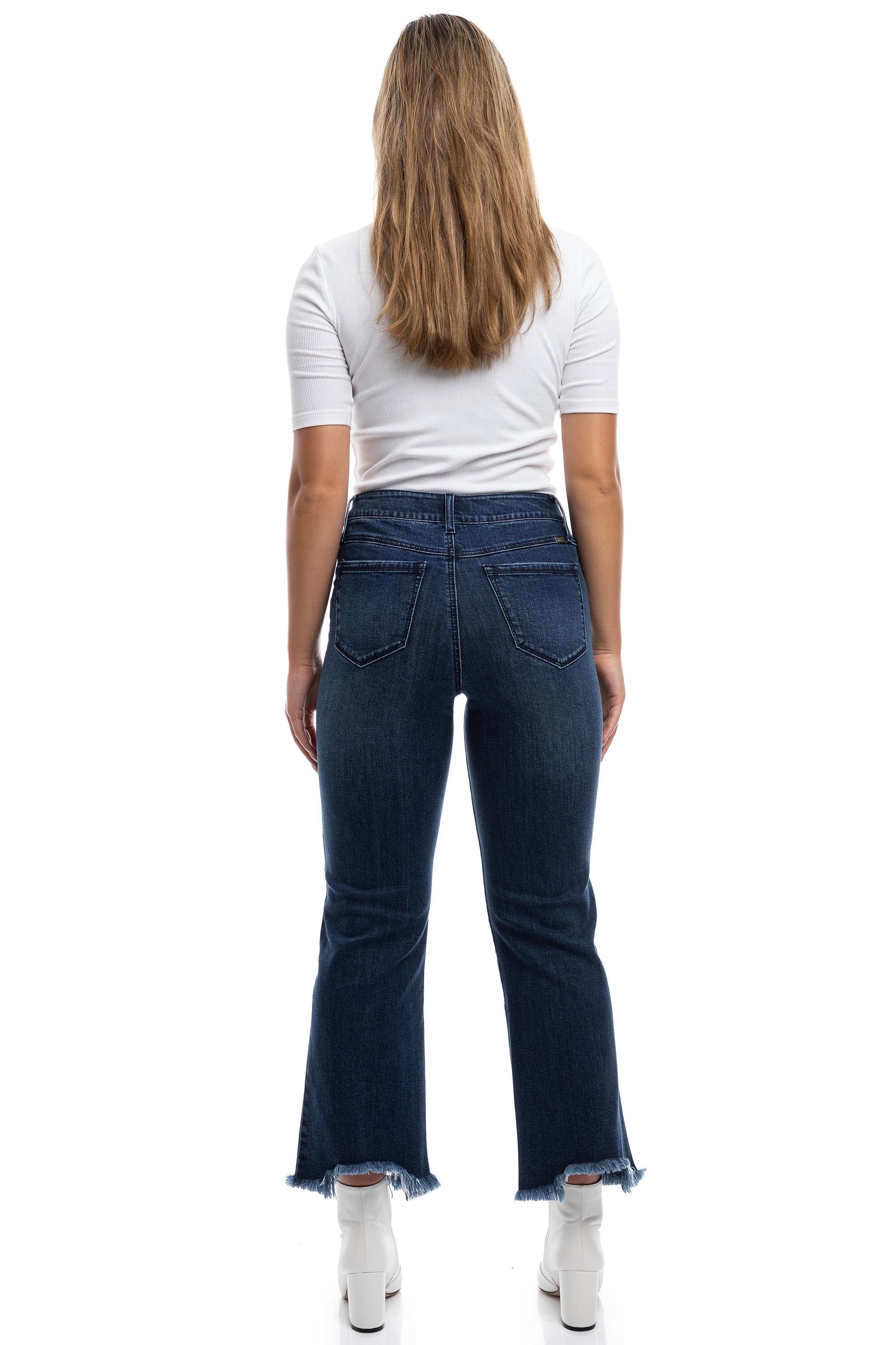 Classic 27" High-Rise Tencel Demi Boot In Grayden sold by 1822 Denim product image thumbnail 3