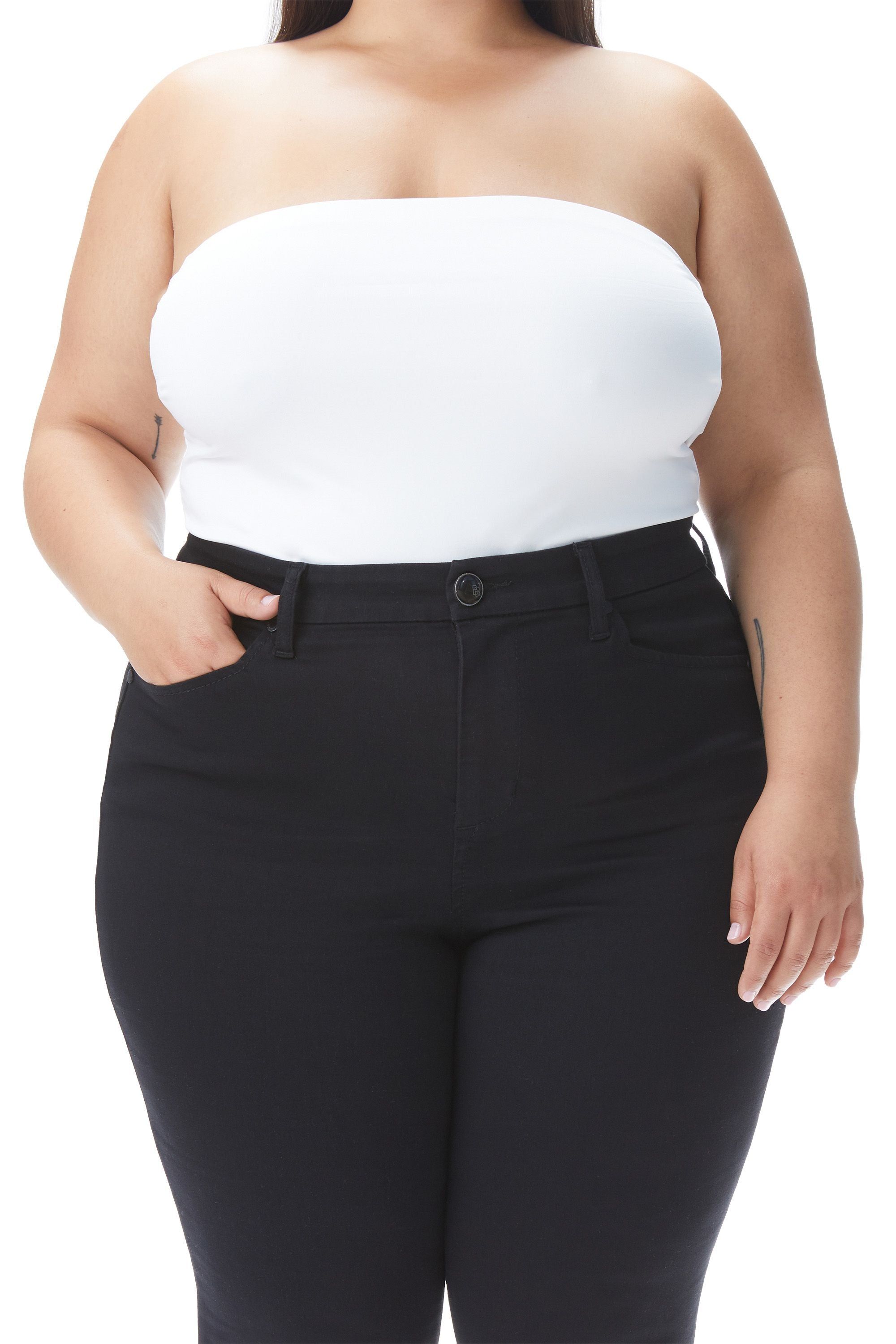 Plus 28" Super High-Rise Better Butter London Ankle Skinny In Black sold by 1822 Denim product image thumbnail 3