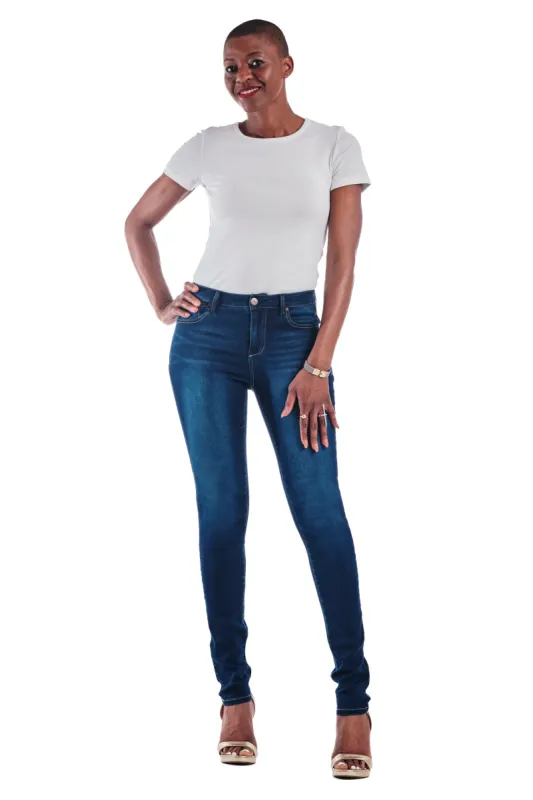 Long 36" Butter Skinny in Raquel sold by 1822 Denim
