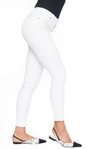 Classic 30" High-Rise Butter Ankle Skinny In Wynter White sold by 1822 Denim