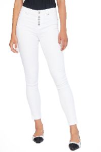 Classic 30" High-Rise Butter Ankle Skinny In Wynter White sold by 1822 Denim