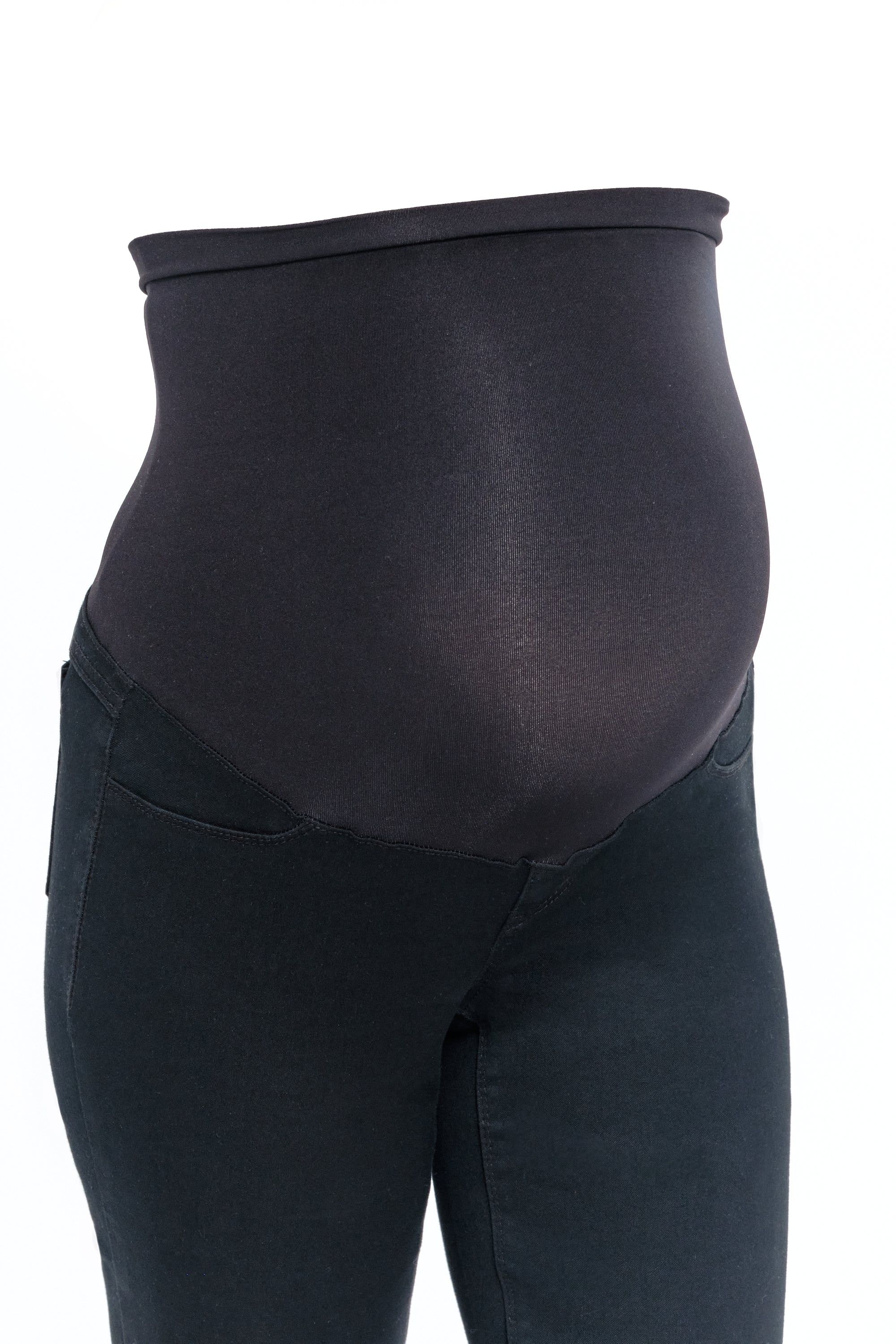 Maternity Butter Skinny w/ Bellyband in Wynter Black sold by 1822 Denim product image thumbnail 4