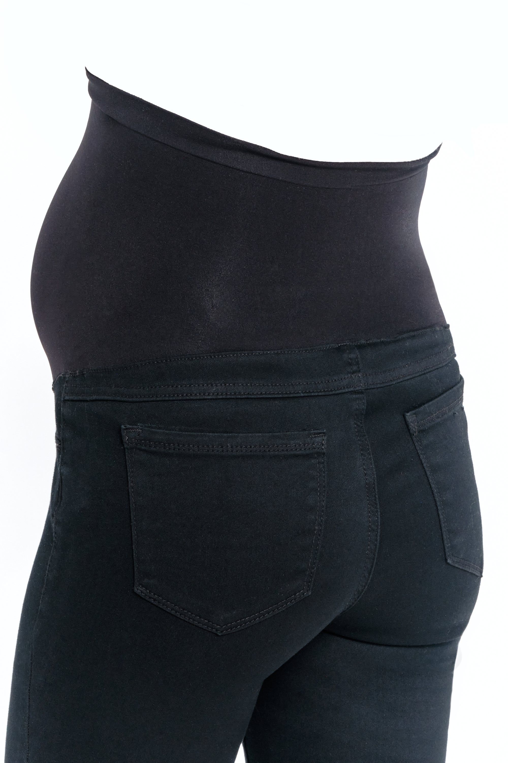 Maternity Butter Skinny w/ Bellyband in Wynter Black sold by 1822 Denim product image thumbnail 5