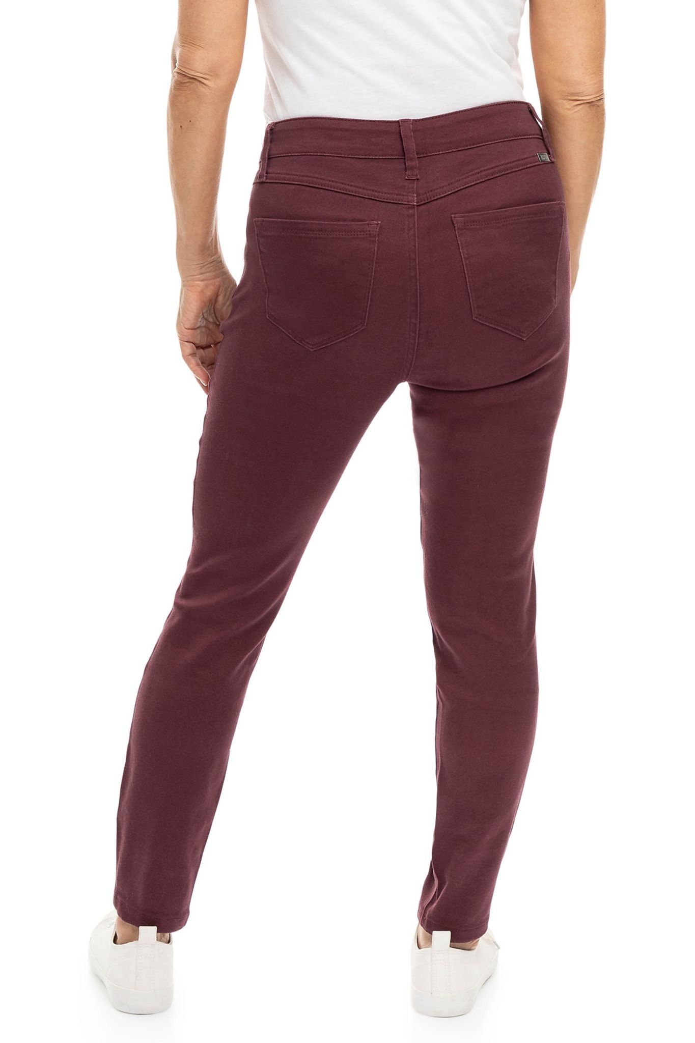 Petite Butter Ankle Skinny In Wine sold by 1822 Denim product image thumbnail 4