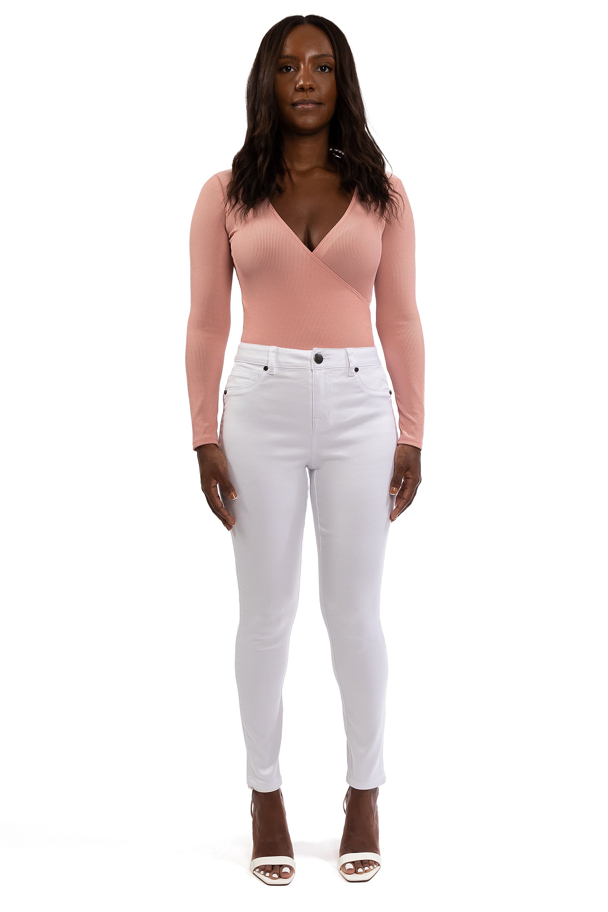 Butter Ankle Skinny in Wynter White sold by 1822 Denim product image thumbnail 2