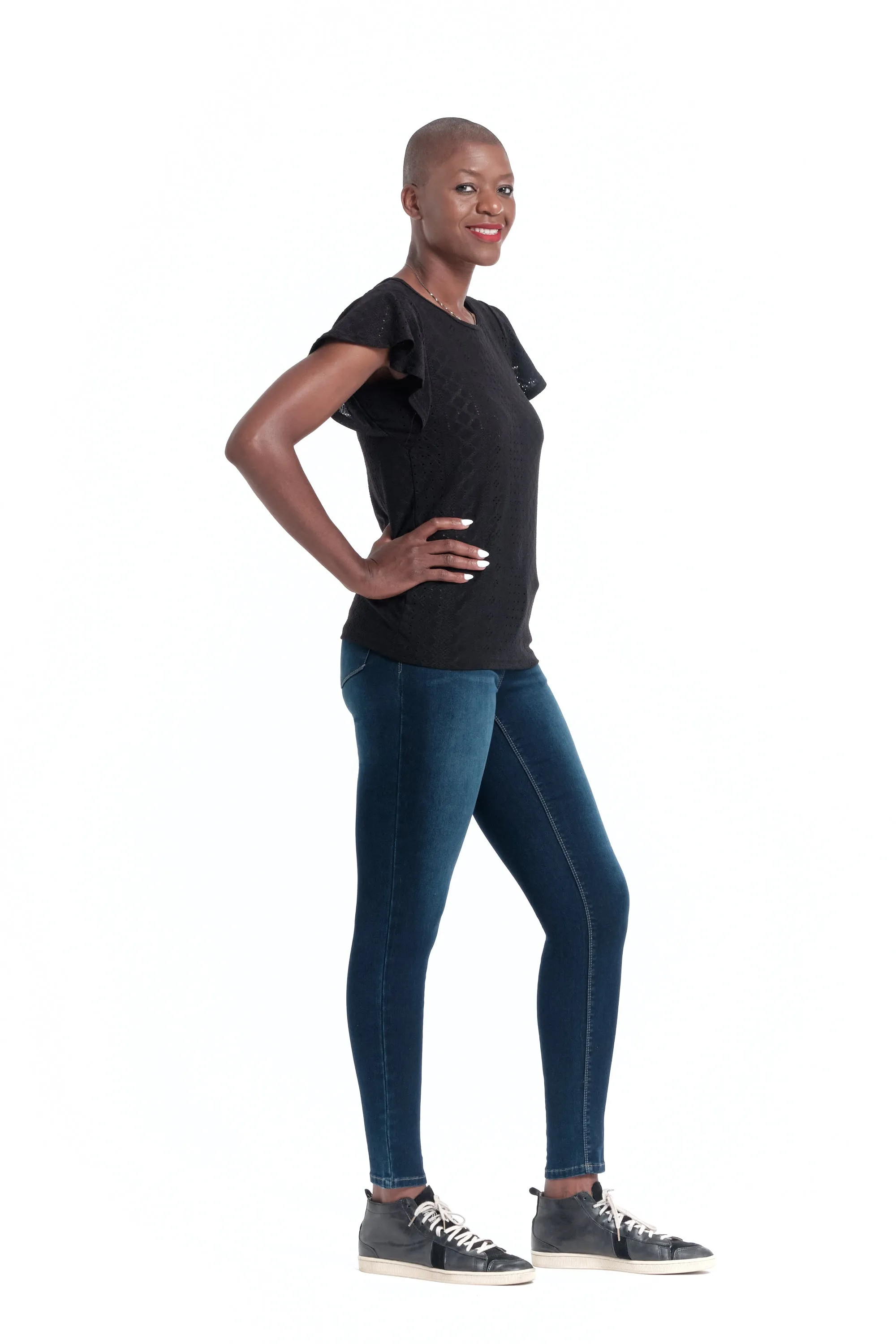 Ava Long Butter Skinny in Raquel sold by 1822 Denim product image thumbnail 2