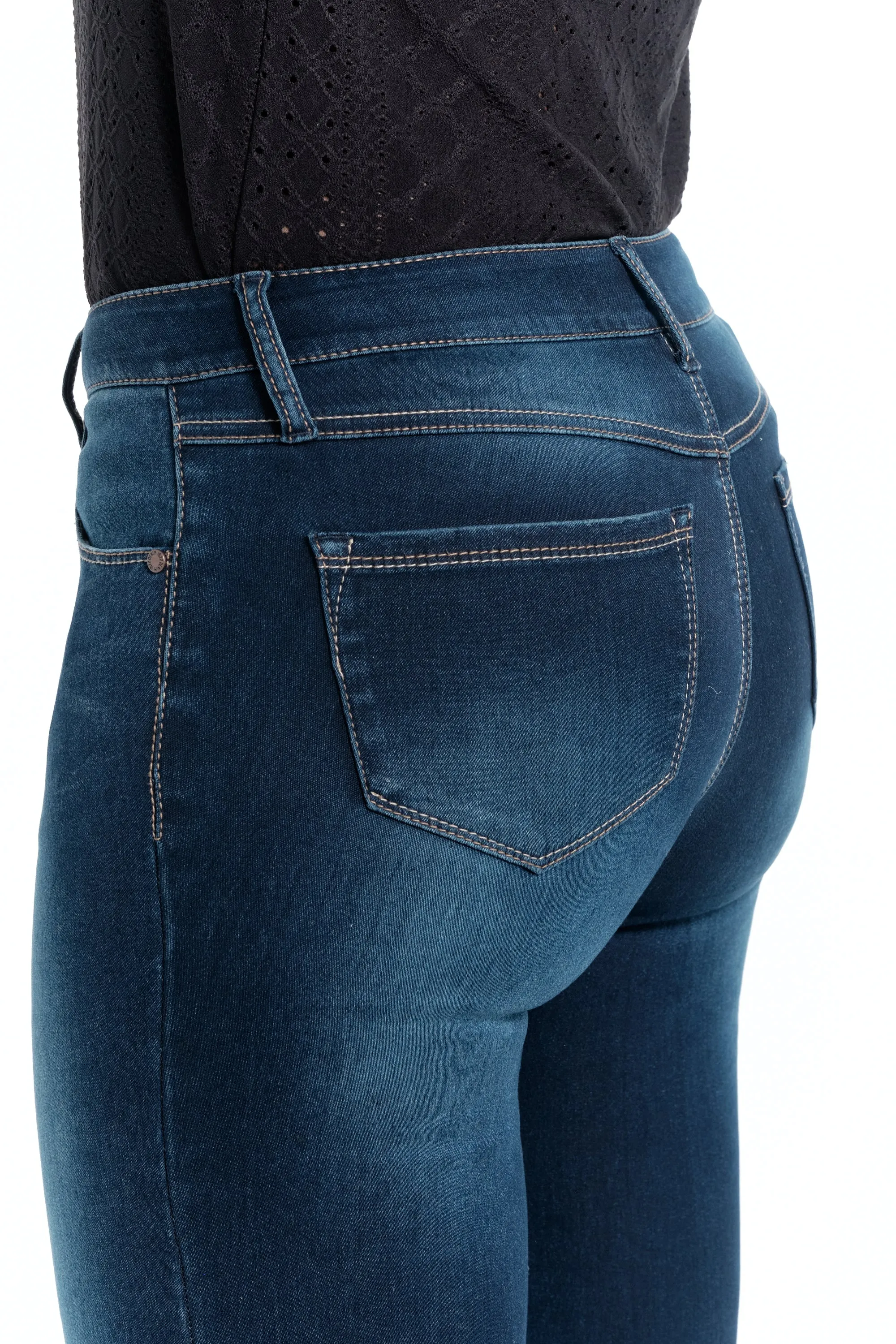 Ava Long Butter Skinny in Raquel sold by 1822 Denim product image thumbnail 5