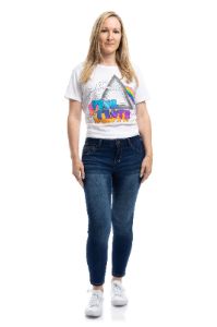 Petite Butter Skinny in Wynter Lennox sold by 1822 Denim