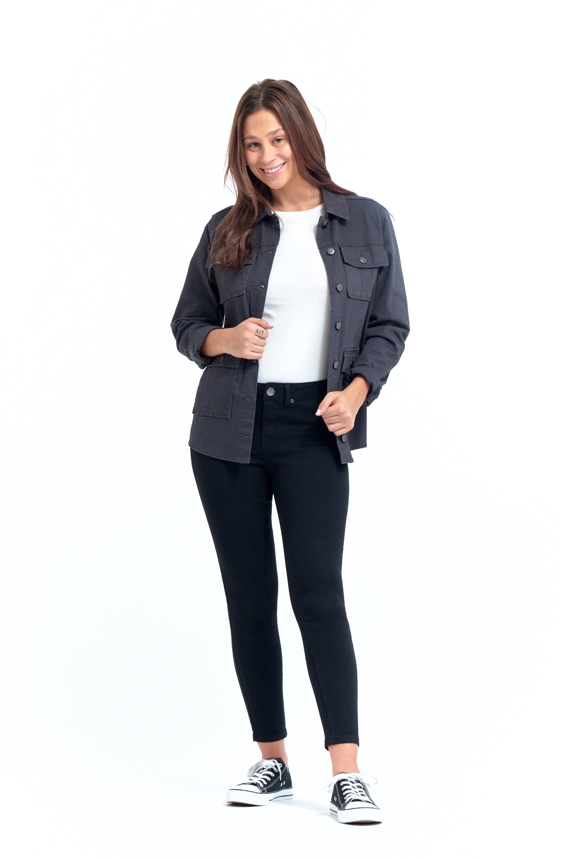 Classic Utility Jacket In Magnet sold by 1822 Denim product image thumbnail 4