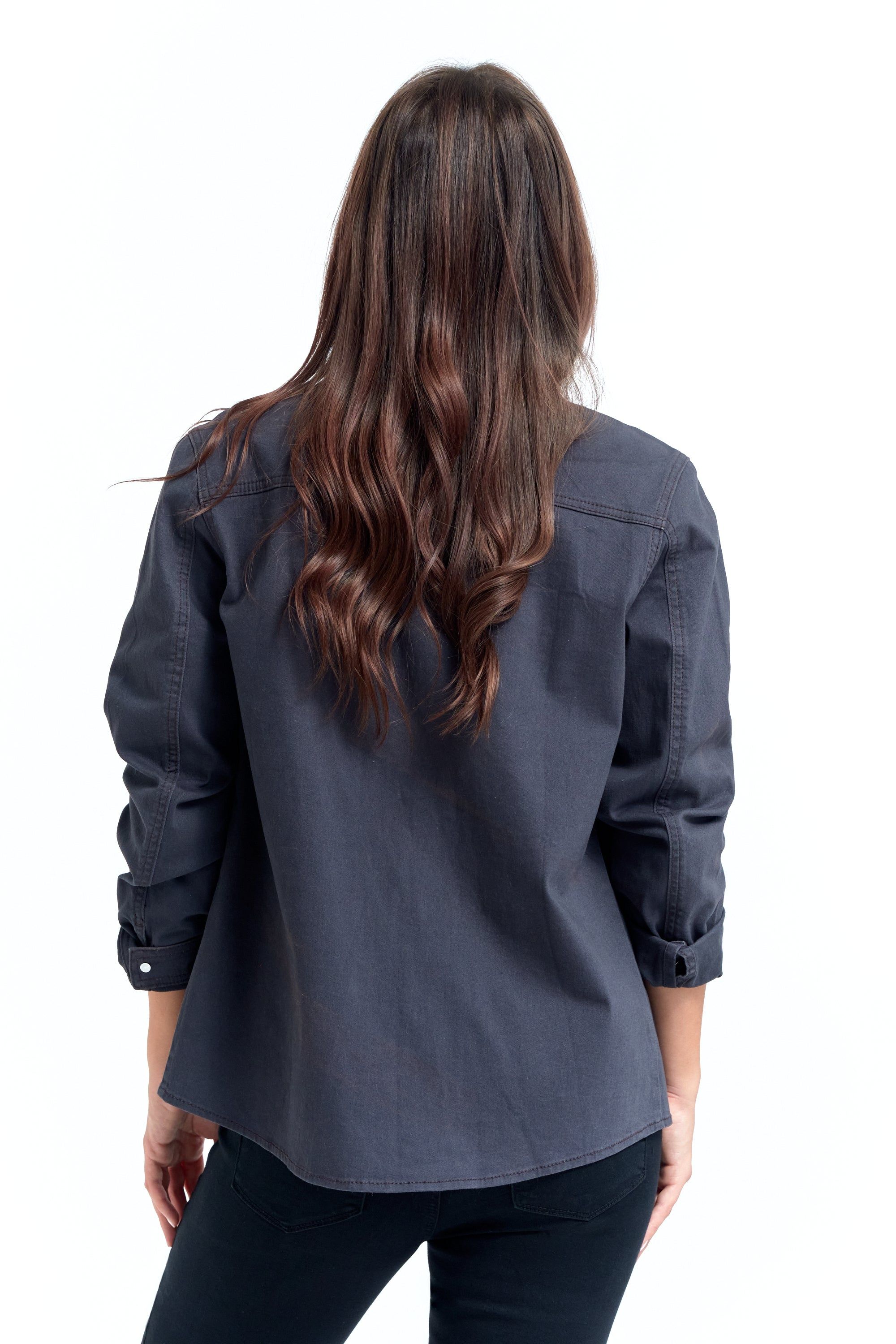 Classic Utility Jacket In Magnet sold by 1822 Denim product image thumbnail 2