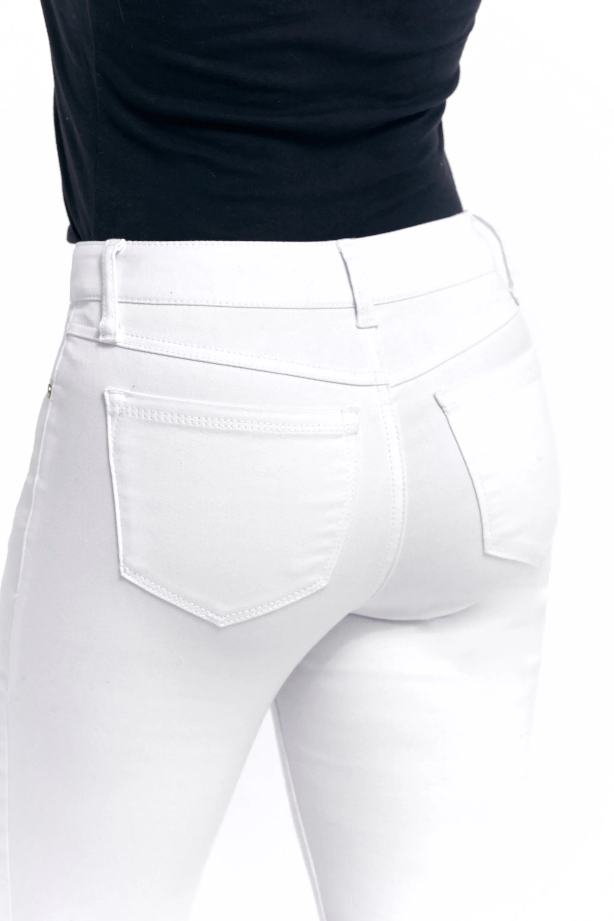 Ava Petite Butter Skinny in White sold by 1822 Denim product image thumbnail 5