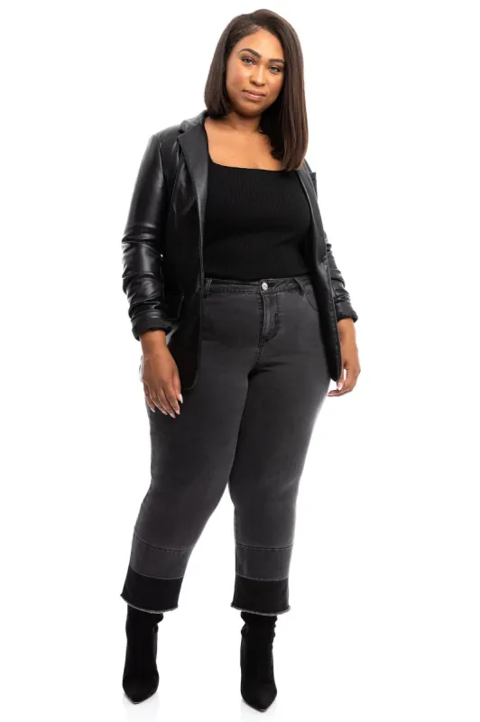 Plus Mid-Rise Tomboy Jean In Kai sold by 1822 Denim