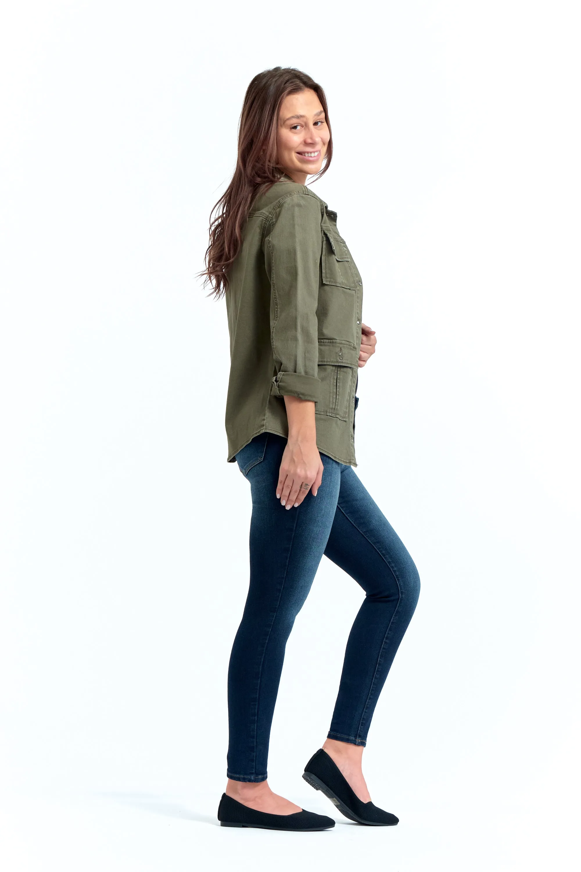 Utility Jacket In Kasey sold by 1822 Denim product image thumbnail 5
