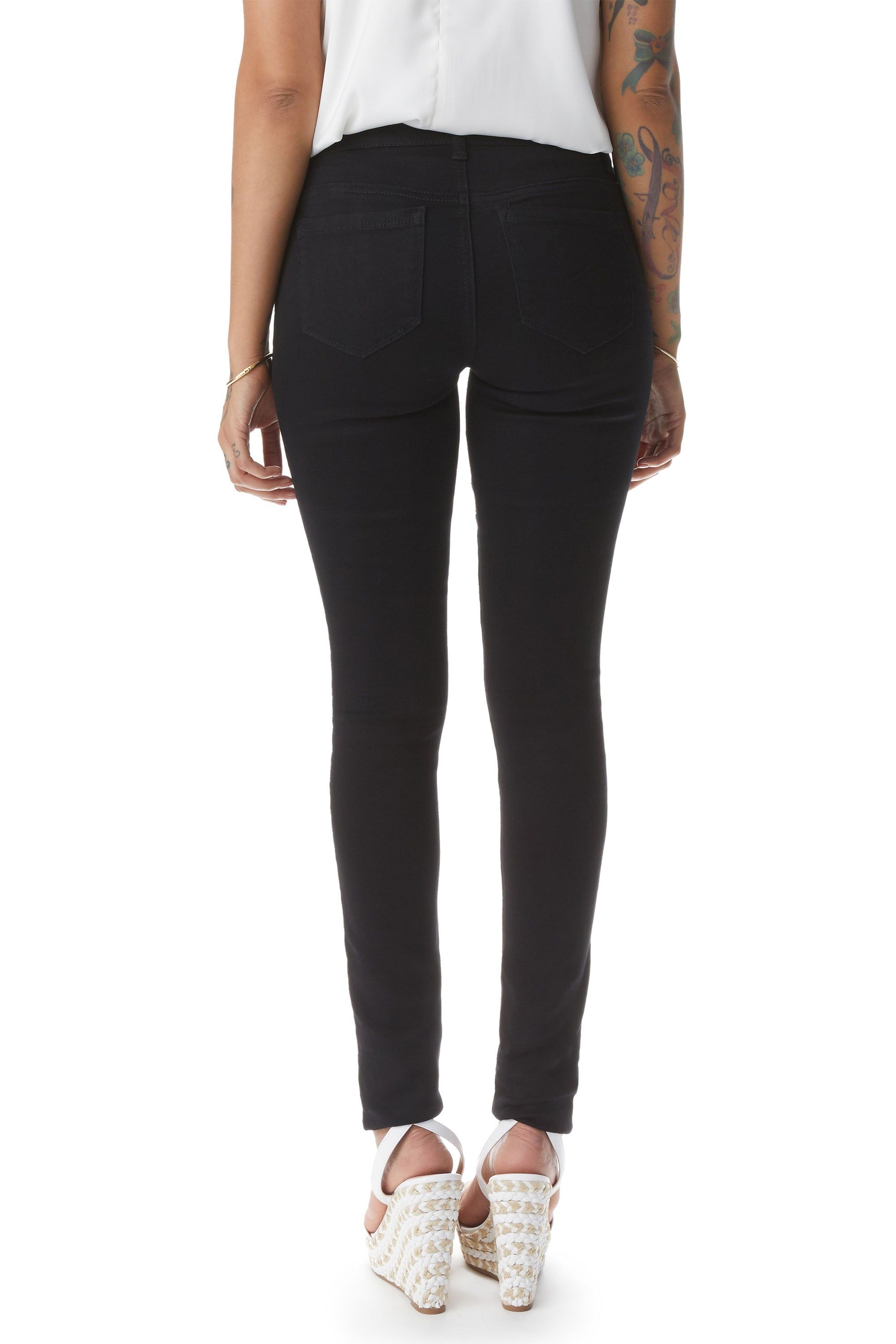 Long 34" Butter Mid-Rise Skinny In Wynter Black sold by 1822 Denim product image thumbnail 5