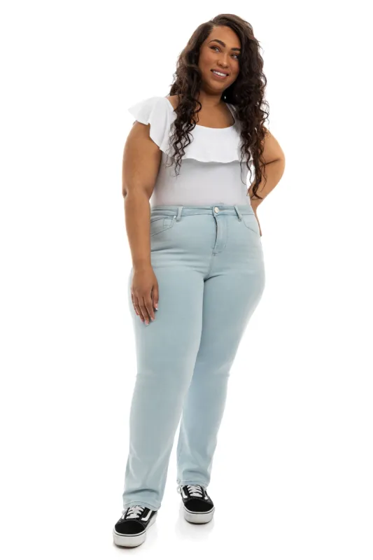 Plus Sheila Better Butter Slim Straight in Samson sold by 1822 Denim