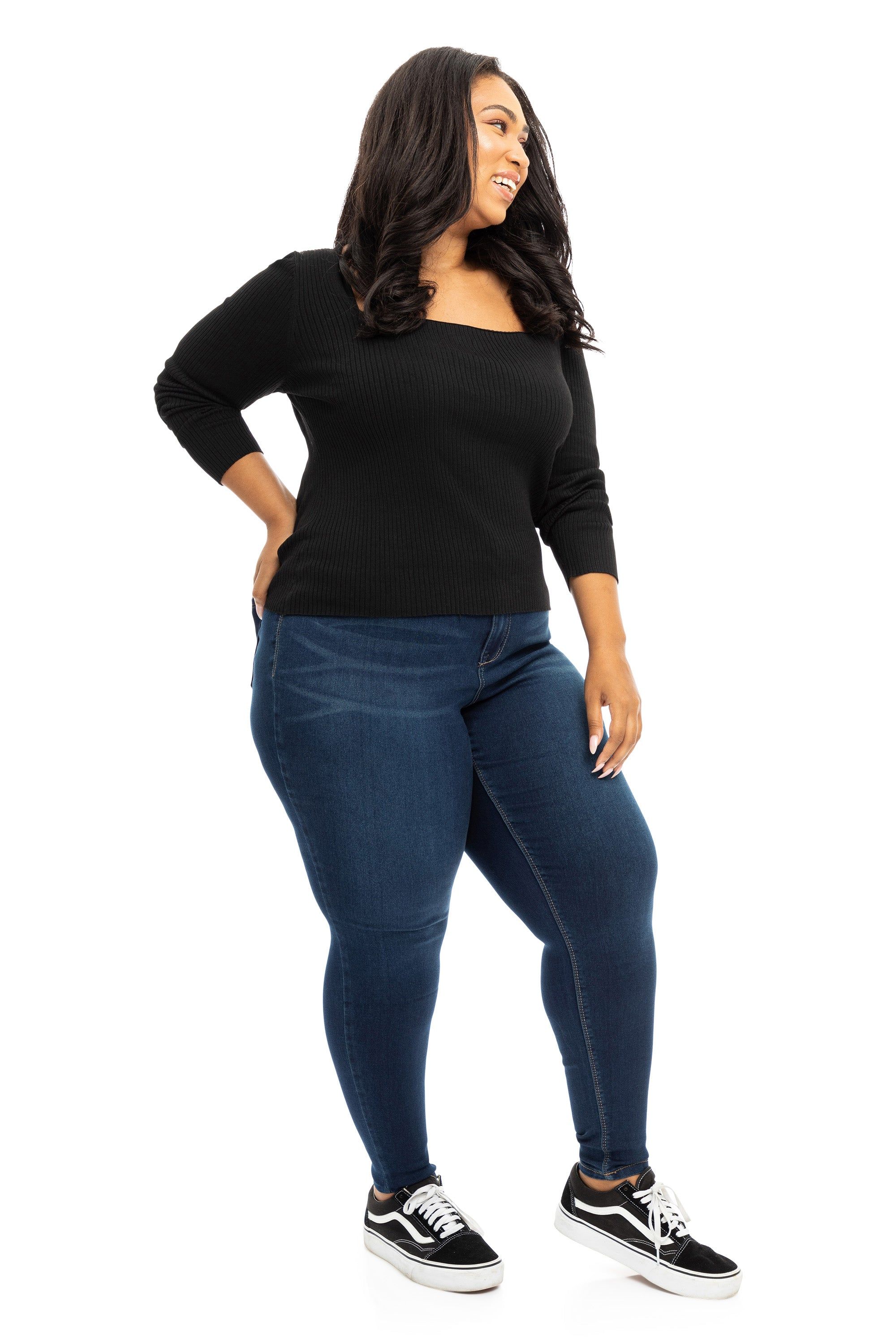 Plus 30" High-Rise Butter Ankle Skinny In Raquel sold by 1822 Denim product image thumbnail 2