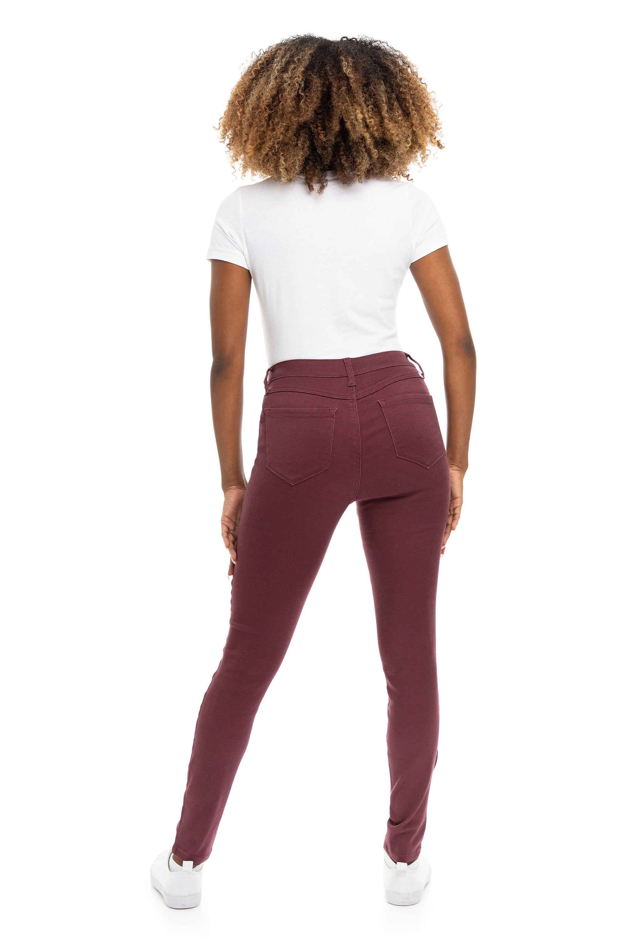 Classic 30" Mid-Rise Butter Skinny in Vineyard Wine sold by 1822 Denim product image thumbnail 3