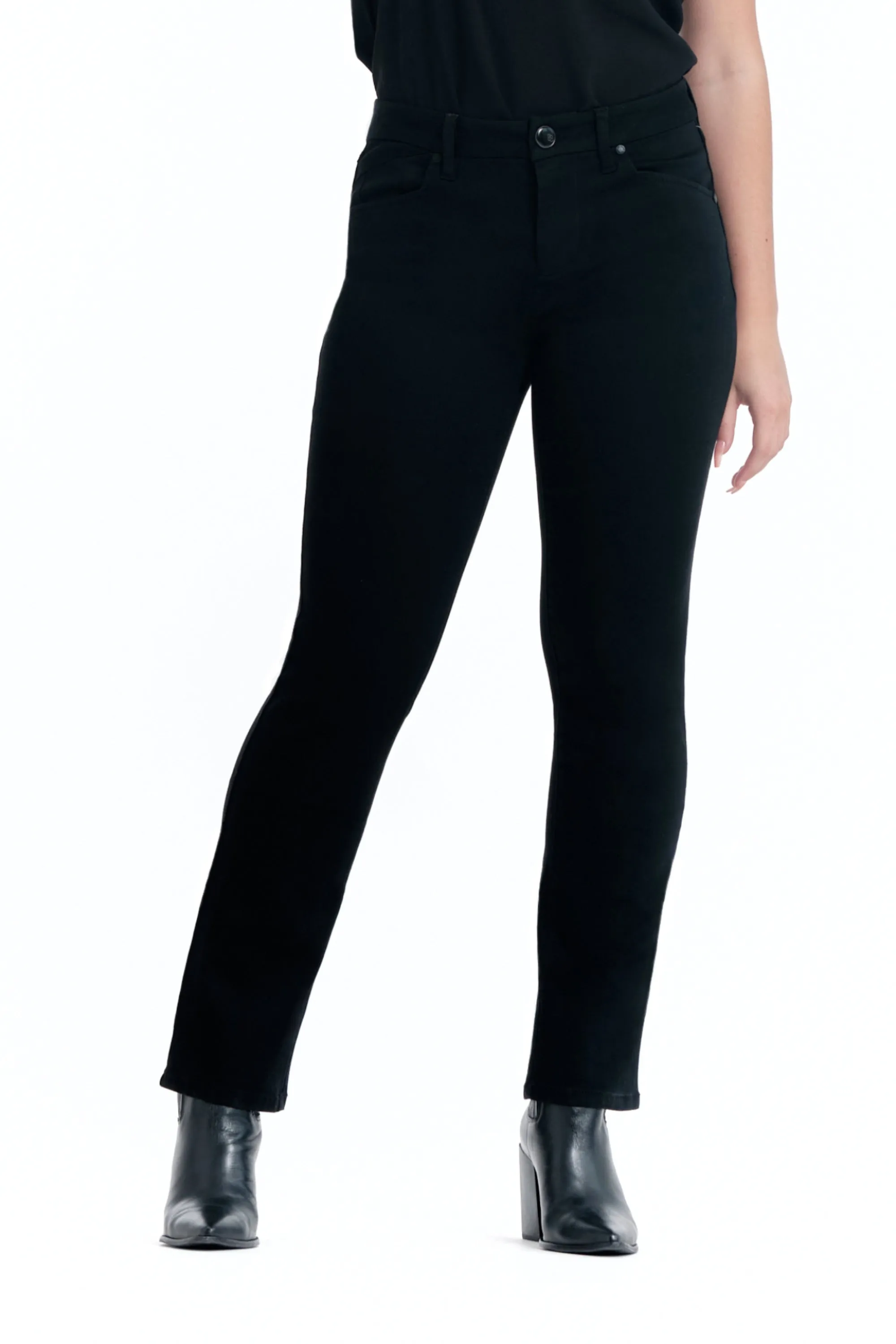 Sheila Better Butter Slim Straight in Black sold by 1822 Denim product image thumbnail 4