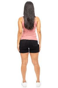Maternity 5" Butter Short With Bellyband in Black sold by 1822 Denim