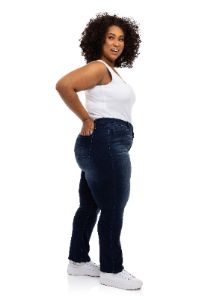 Plus Sheila Better Butter Slim Straight in Erica sold by 1822 Denim