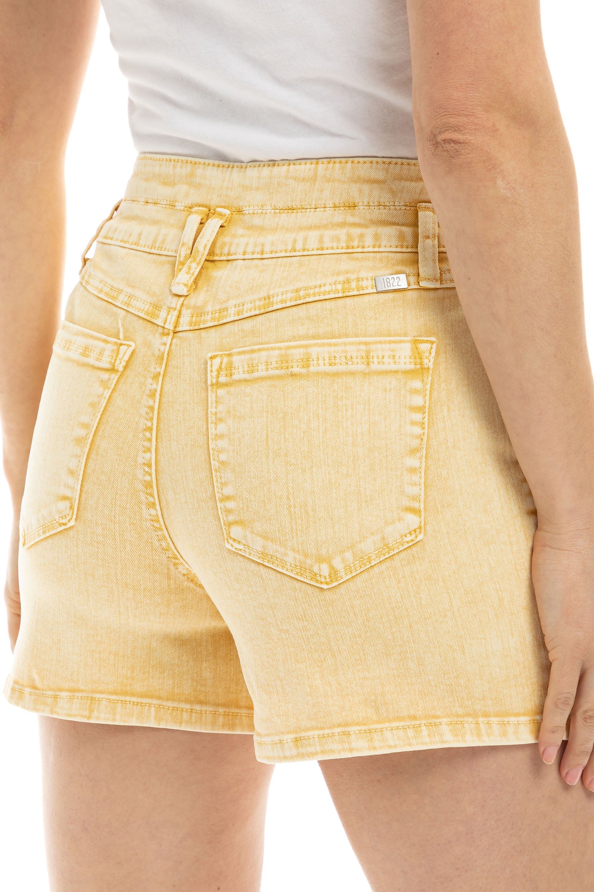 Color Denim Shorts In Jillian sold by 1822 Denim product image thumbnail 5