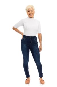 Petite Butter Skinny Jeans in Wynter Raquel sold by 1822 Denim