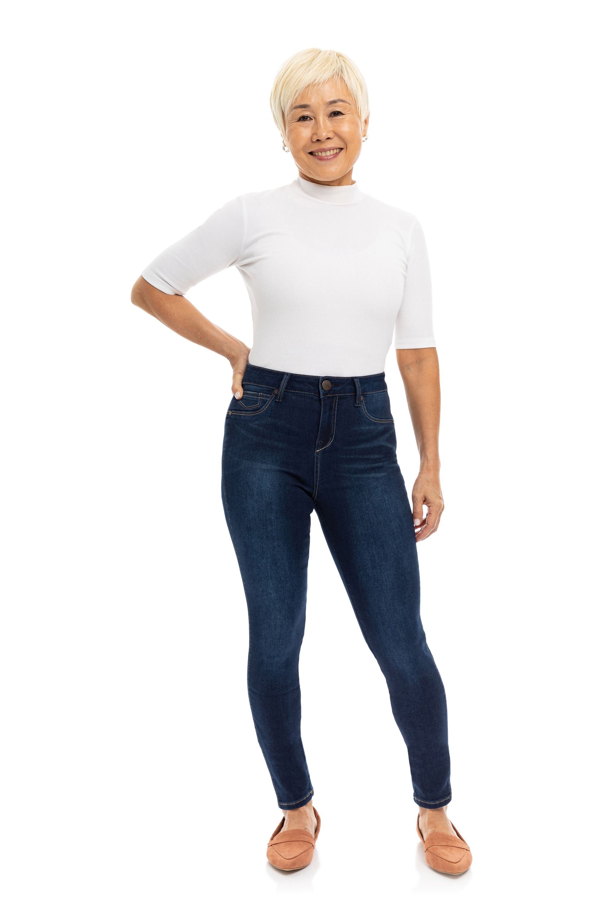 Petite 26" Butter Ankle Skinny Jeans In Wynter Raquel sold by 1822 Denim product image thumbnail 7
