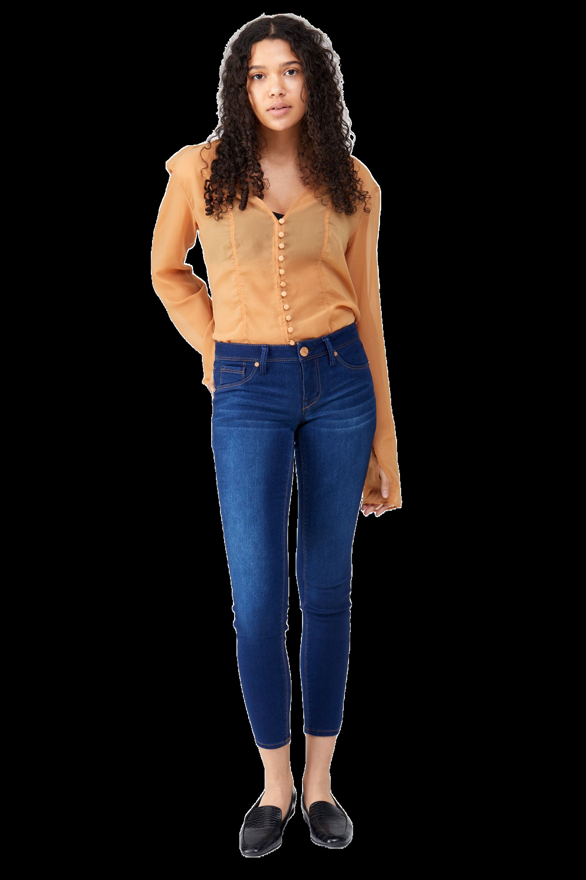 Classic 30" Mid-Rise Butter Skinny In Wynter Lennox sold by 1822 Denim