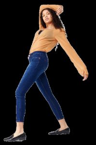 Butter Low-Rise Skinny In Wynter Lennox sold by 1822 Denim