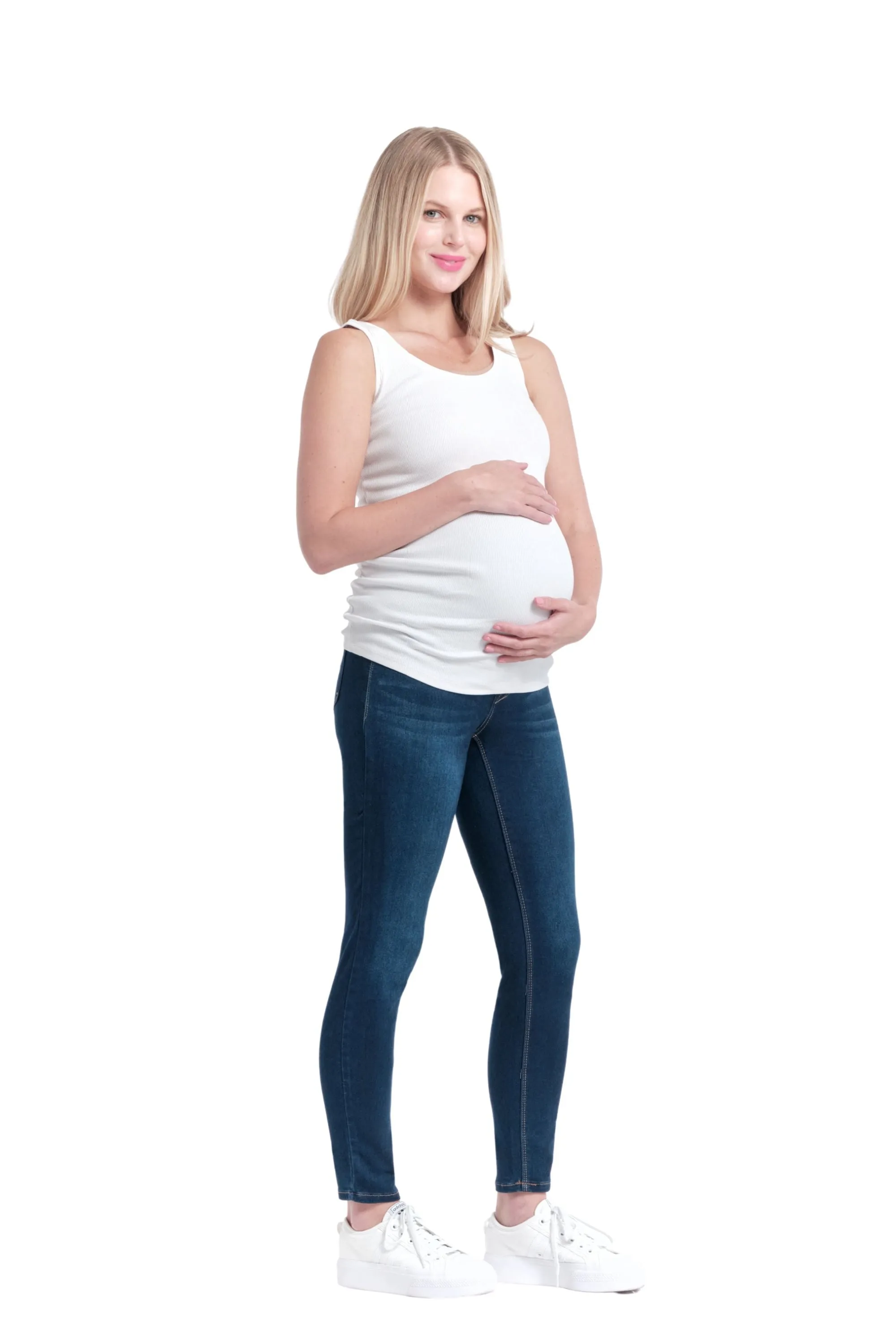 Maternity Butter Skinny w/ Bellyband in Lennox sold by 1822 Denim product image thumbnail 2