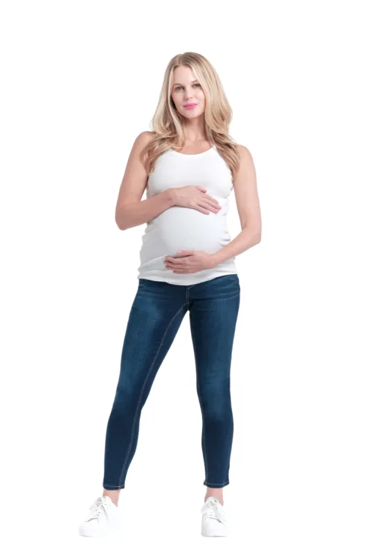 Maternity Butter Skinny w/ Bellyband in Lennox sold by 1822 Denim