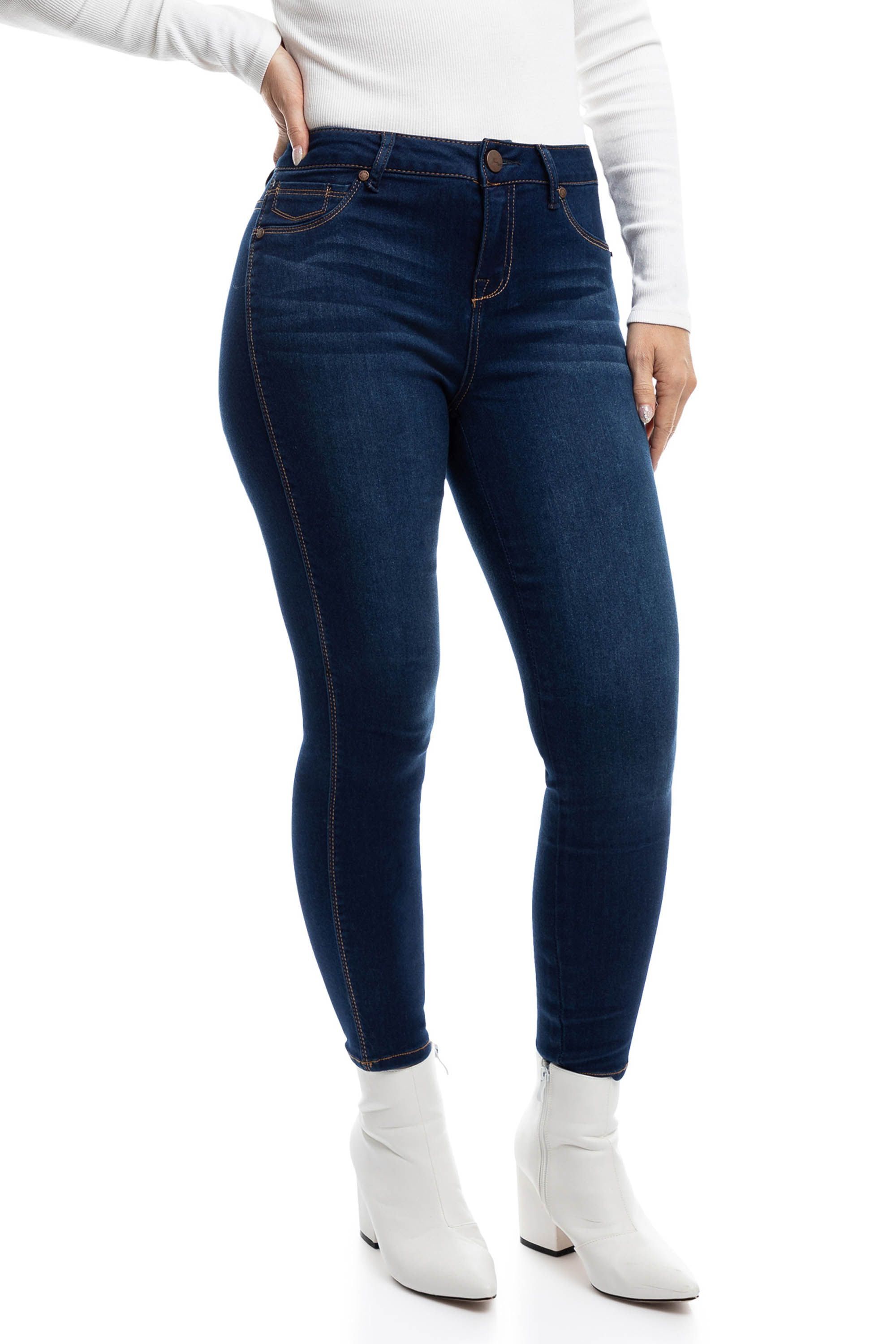 Petite 26" High-Rise Butter Ankle Skinny in Wynter Lennox sold by 1822 Denim product image thumbnail 6
