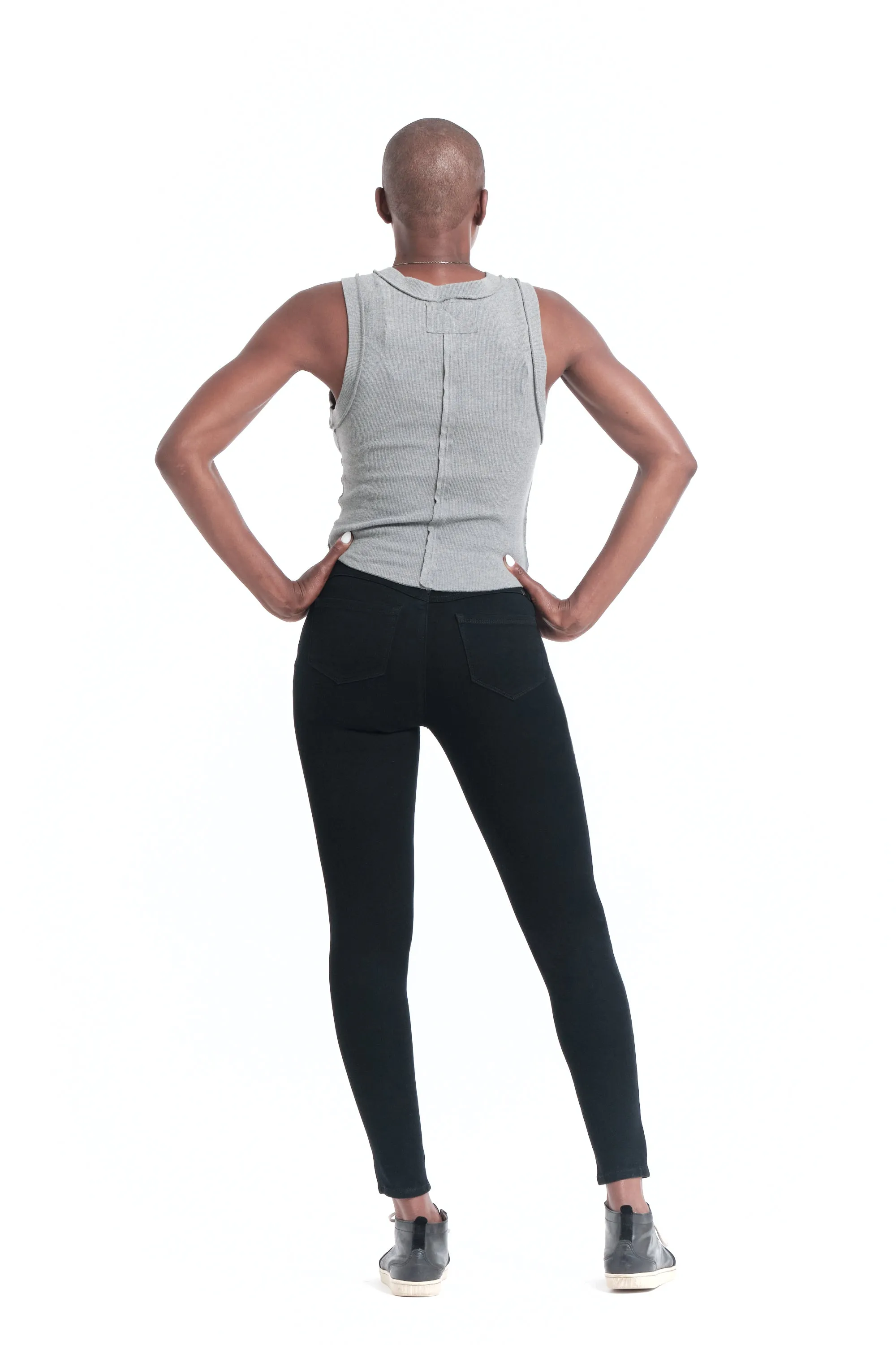 Ava Long Butter Skinny in Black sold by 1822 Denim product image thumbnail 3