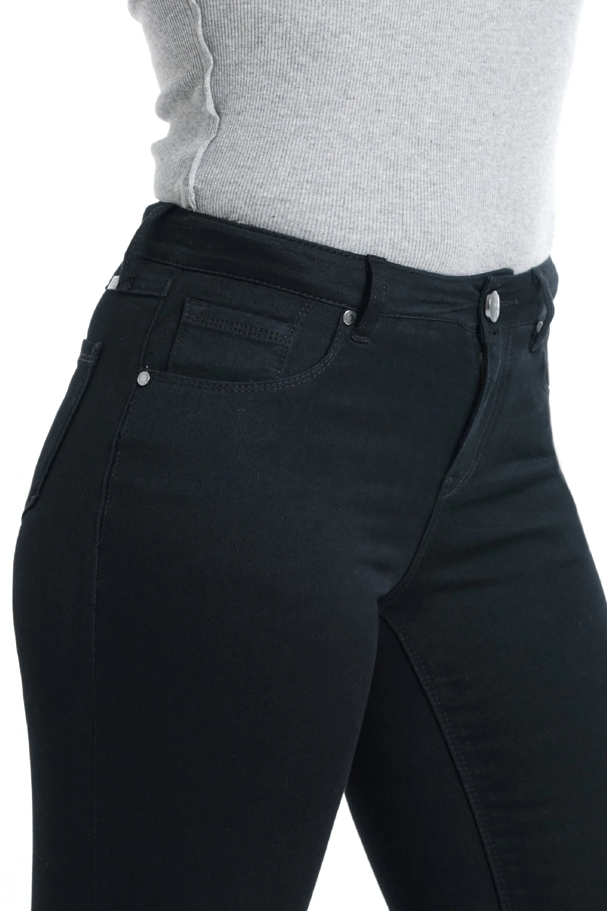 Ava Long Butter Skinny in Black sold by 1822 Denim product image thumbnail 4