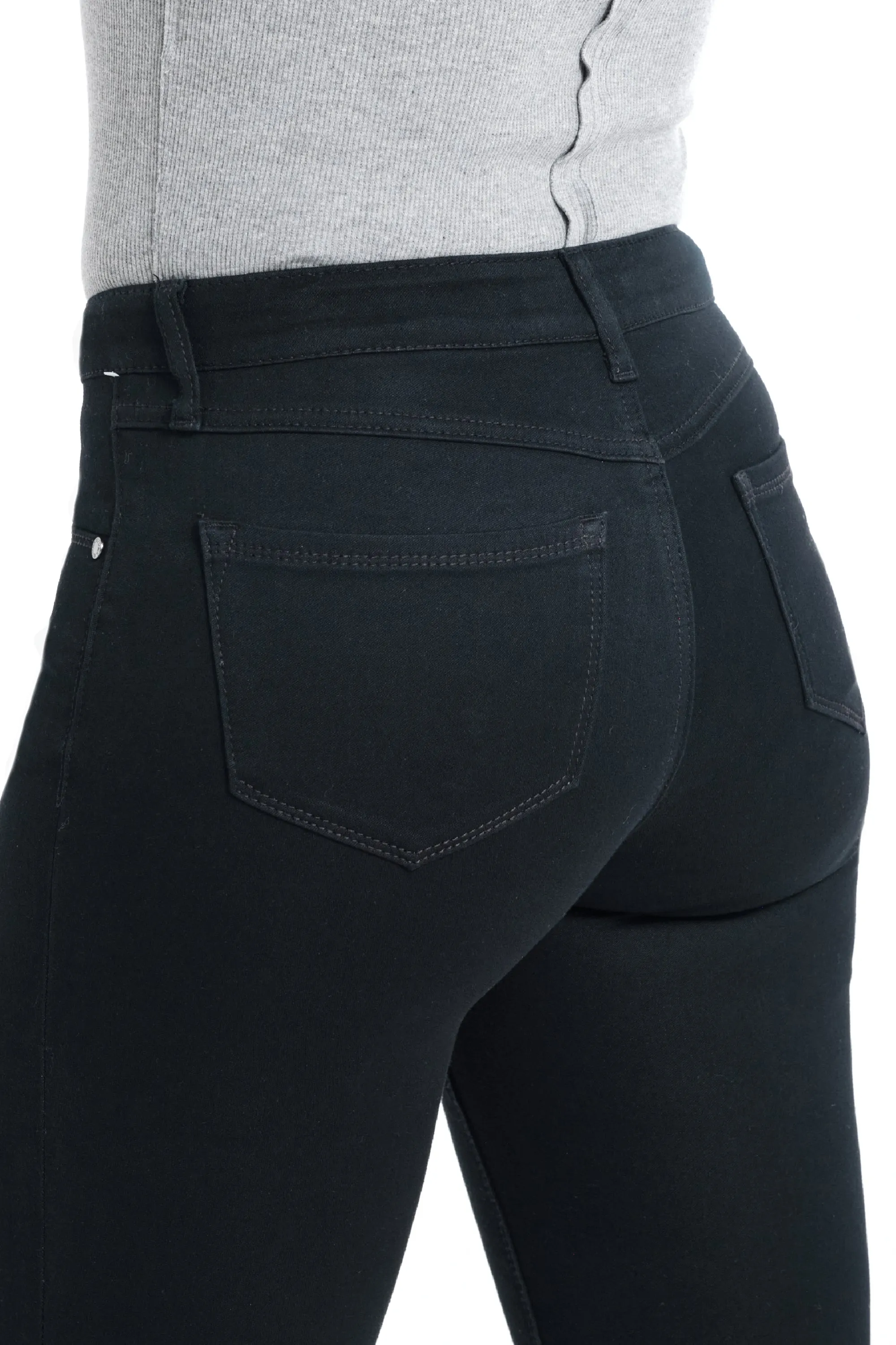 Ava Long Butter Skinny in Black sold by 1822 Denim product image thumbnail 5