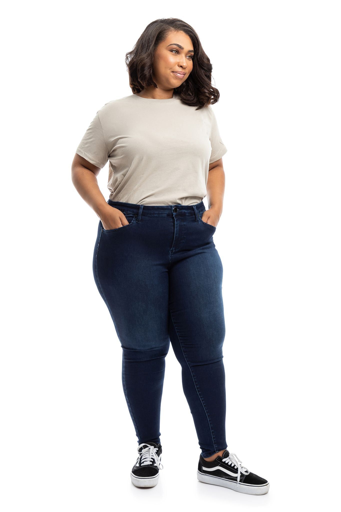 Plus 30" High-Rise Better Butter Skinny in Lyric sold by 1822 Denim product image thumbnail 7