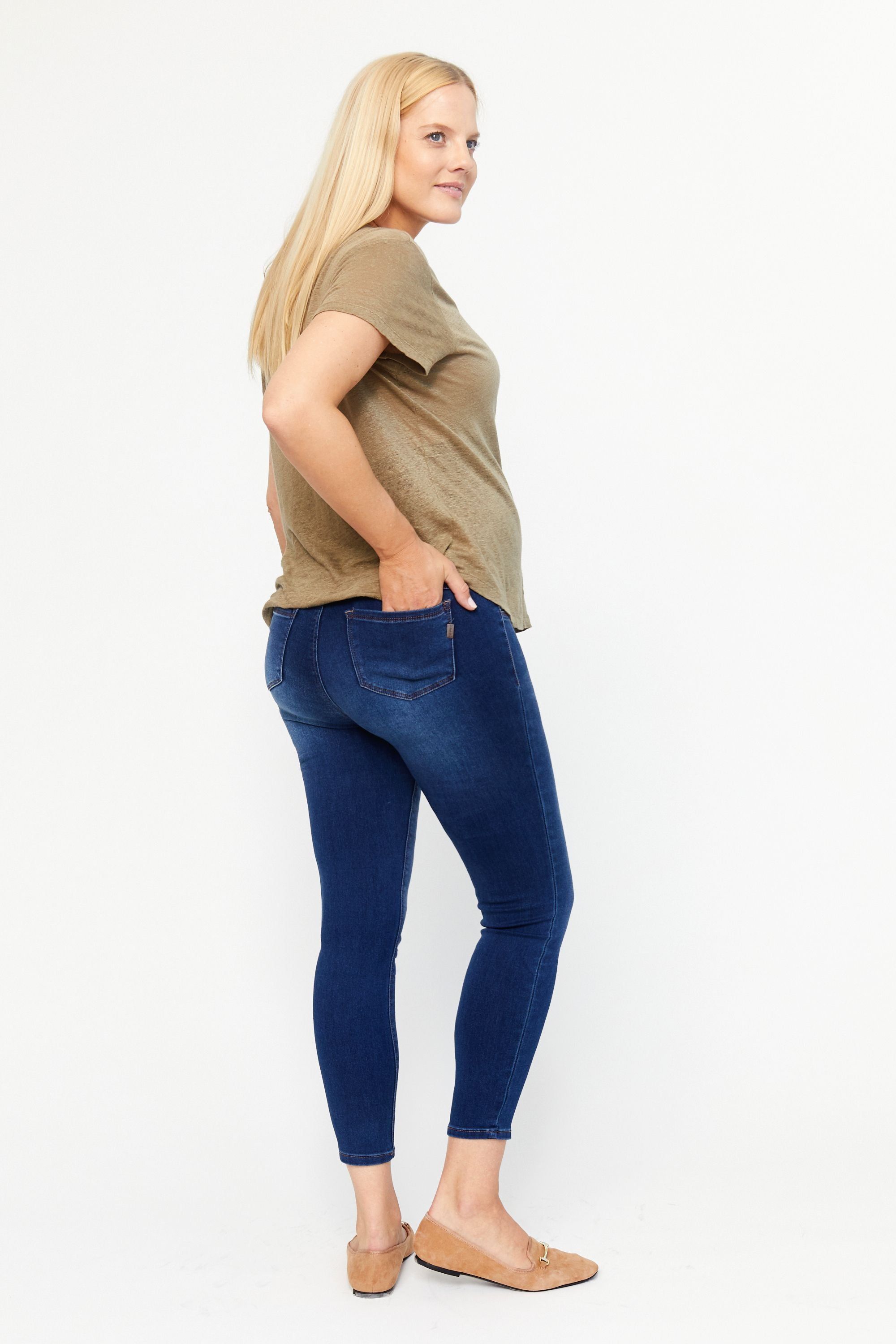 Maternity 28" Butter Ankle Skinny In Wynter Ziggy sold by 1822 Denim product image thumbnail 5
