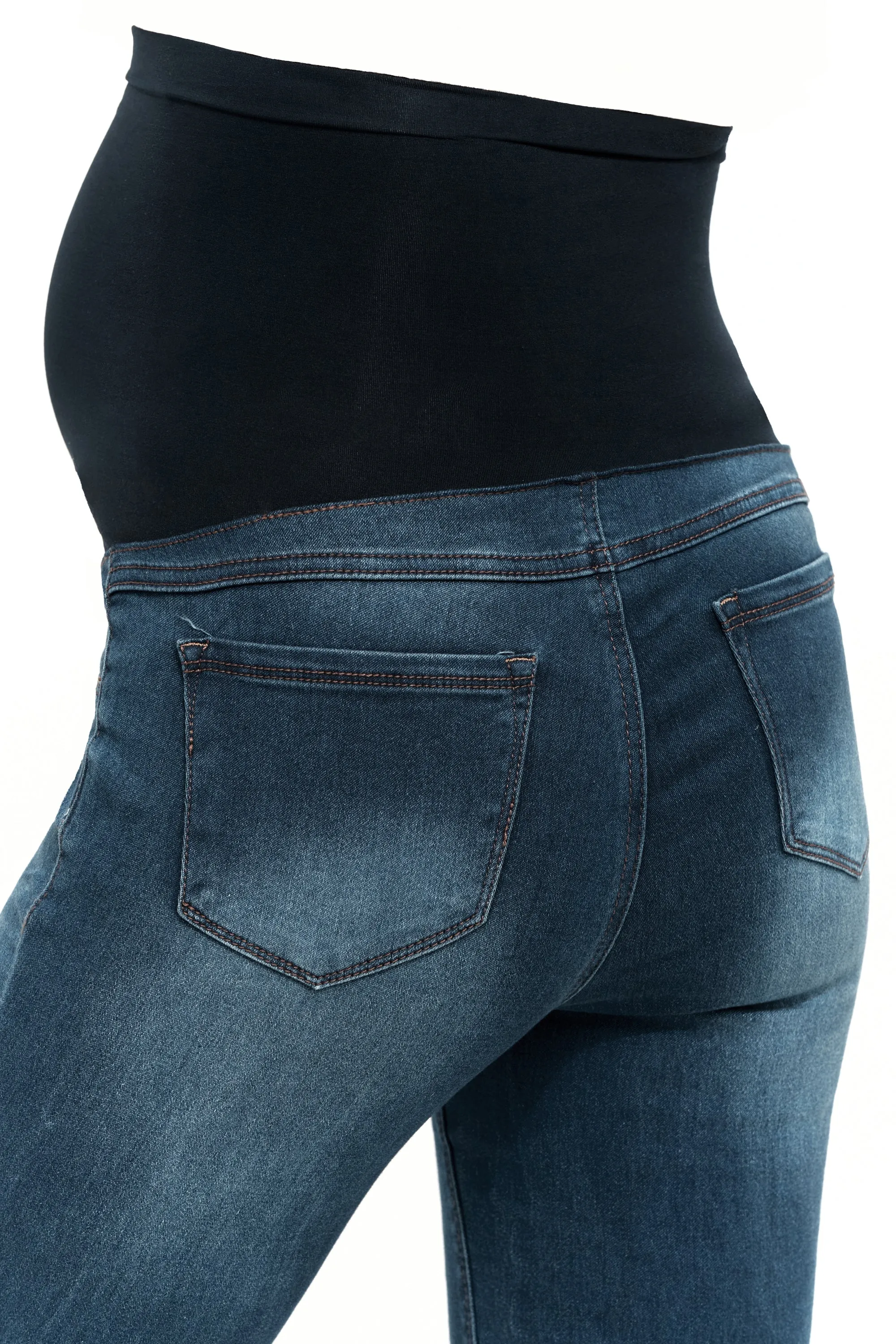 Maternity Butter Skinny w/ Bellyband in Ziggy sold by 1822 Denim product image thumbnail 4