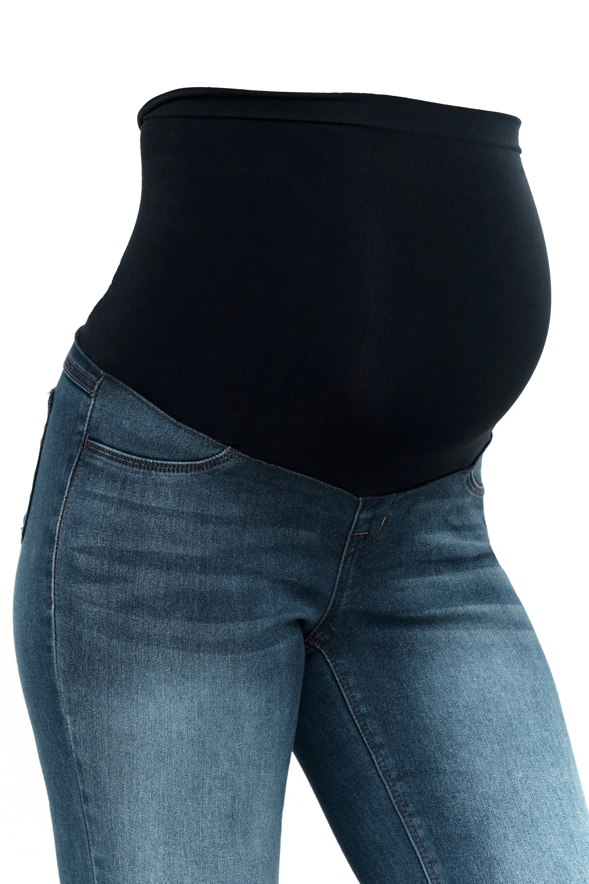 Maternity Butter Skinny w/ Bellyband in Ziggy sold by 1822 Denim product image thumbnail 5