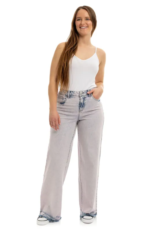 Indigo Denim Wide Leg in All That sold by 1822 Denim