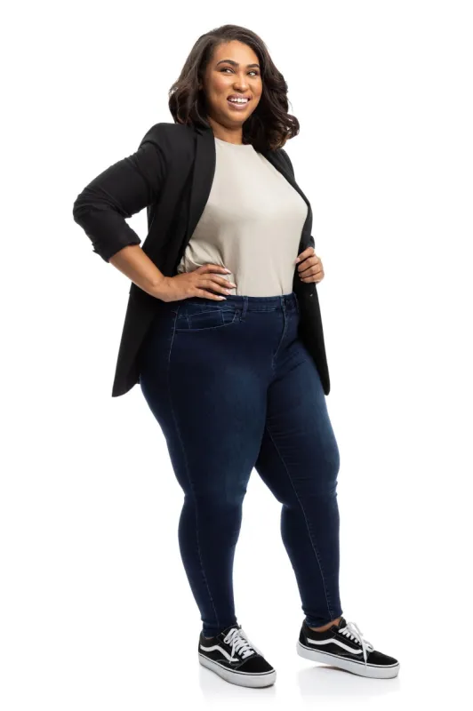Plus 30" High-Rise Better Butter Skinny in Lyric sold by 1822 Denim