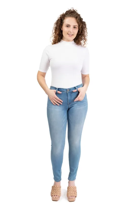 Classic 30" Mid-Rise Butter Ankle Skinny In Wynter Mojave *New Fit* sold by 1822 Denim