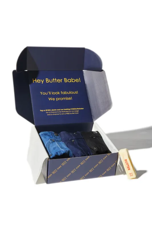 Curvy Butter Box - Mid Rise Essentials sold by 1822 Denim