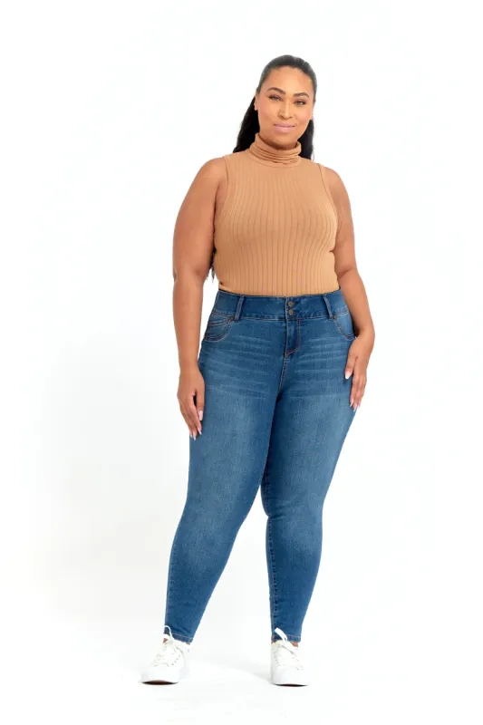 Plus Fit & Lift Skinny in Nicole sold by 1822 Denim