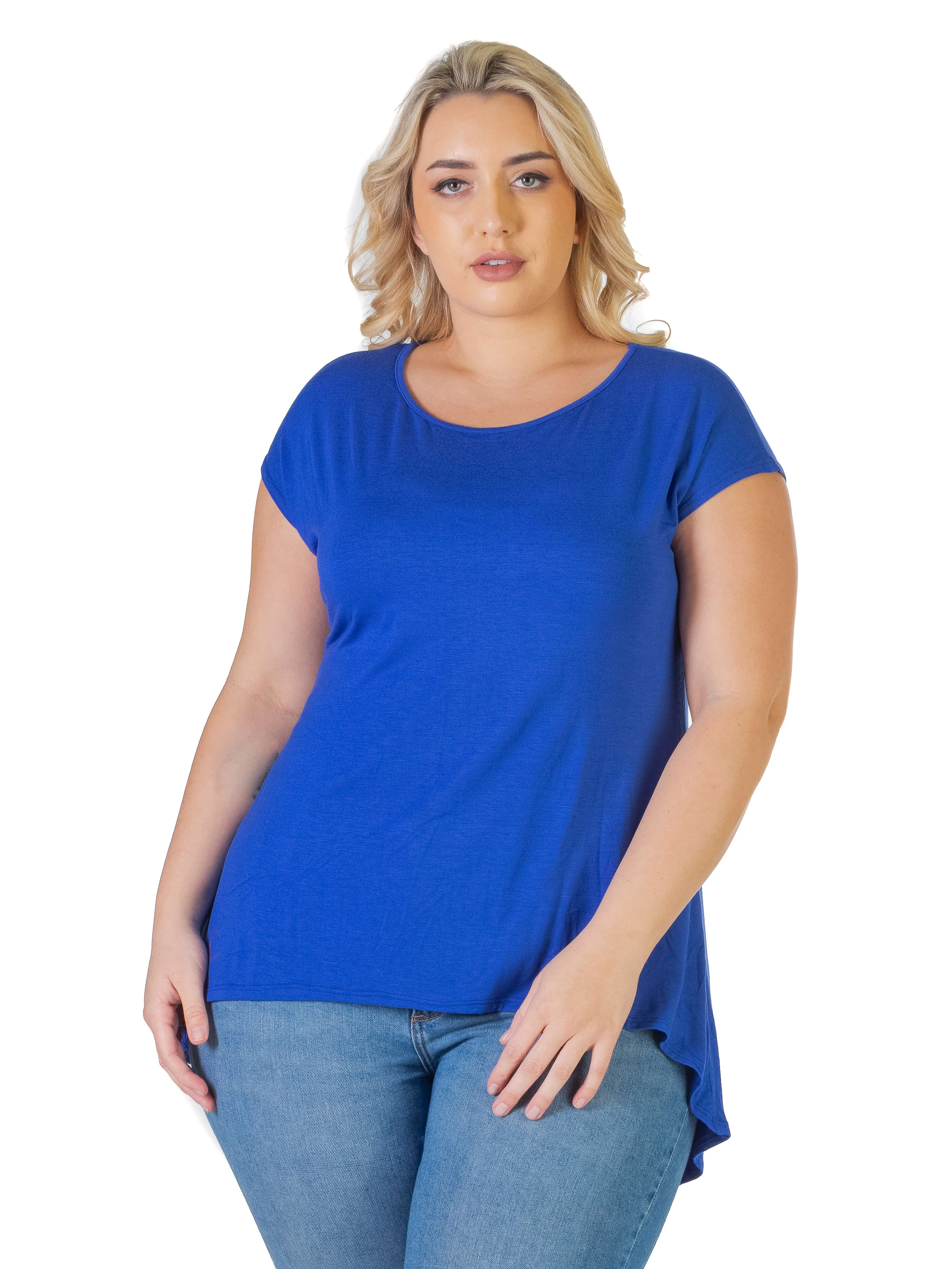 Plus Size Hi Lo T Shirt sold by 24/7 Comfort Apparel product image thumbnail 5
