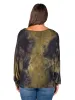 Green Tie Dye Batwing Sleeve Relaxed Fit Top sold by 24/7 Comfort Apparel
