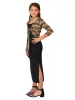 24seven Comfort Apparel Girls 2pcs Maxi Dress and Long Sleeve Green Cardigan Set sold by 24/7 Comfort Apparel